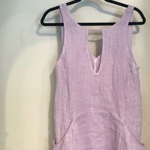 Lilac free people keyhole dress